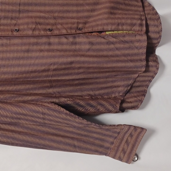 Robert Graham Patterned Button Down Front Long Sleeve Shirt Size XL - Picture 2 of 5